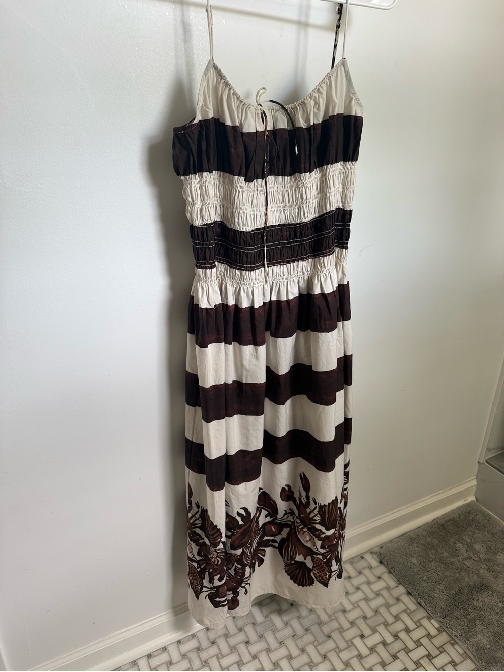 Jcrew Reverie Dress In Lobster & Seashell Print